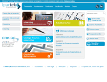 Tablet Screenshot of formacion.ipartek.com